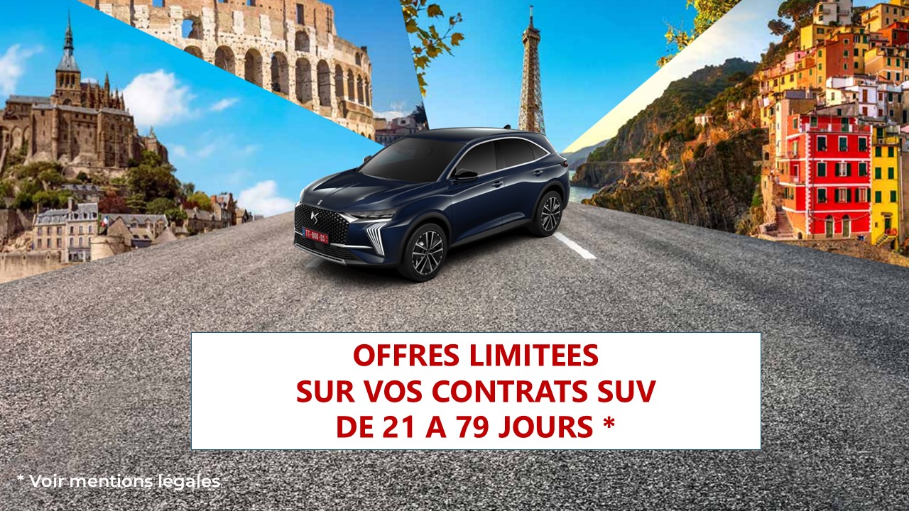 Pour une livraison du 1er août 2025 au 31 décembre 2025, bénéficiez de 200€ sur vos contrats de 21 à 79 jours